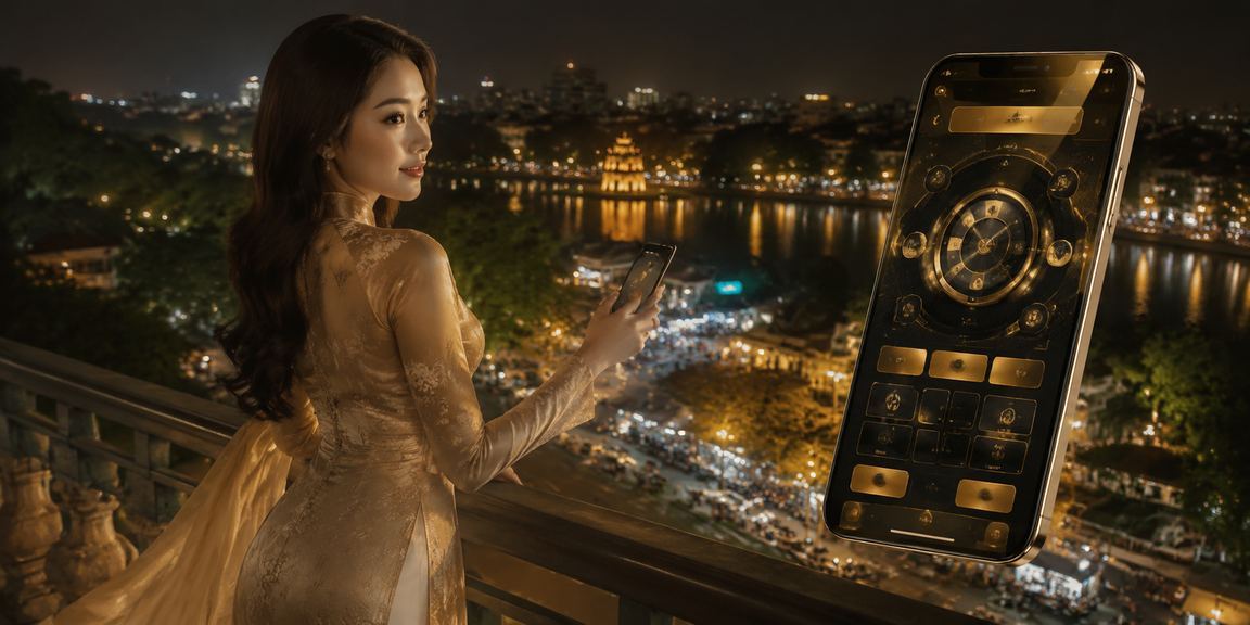 Người dùng trải nghiệm casino trực tuyến trên điện thoại di động tại Hà Nội