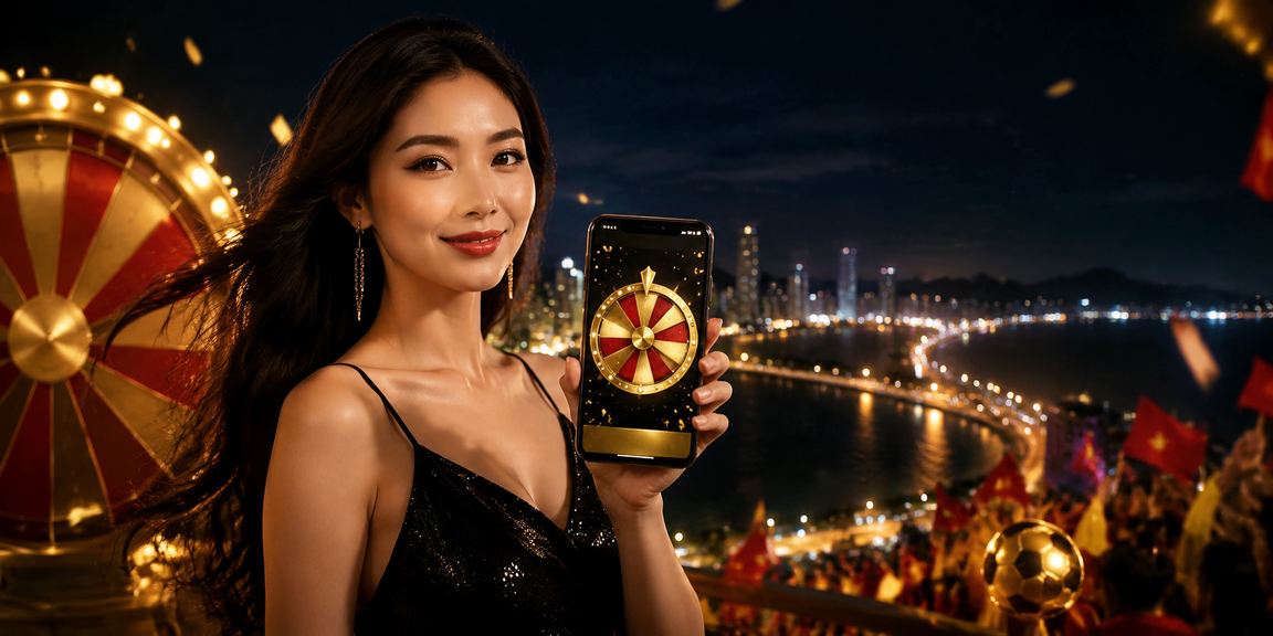 Bàn roulette và không khí lễ hội giải trí về đêm tại Quy Nhơn